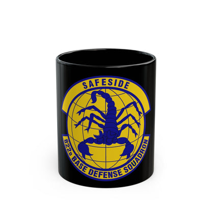 822 Base Defense Squadron ACC (U.S. Air Force) Black Coffee Mug-11oz-The Sticker Space