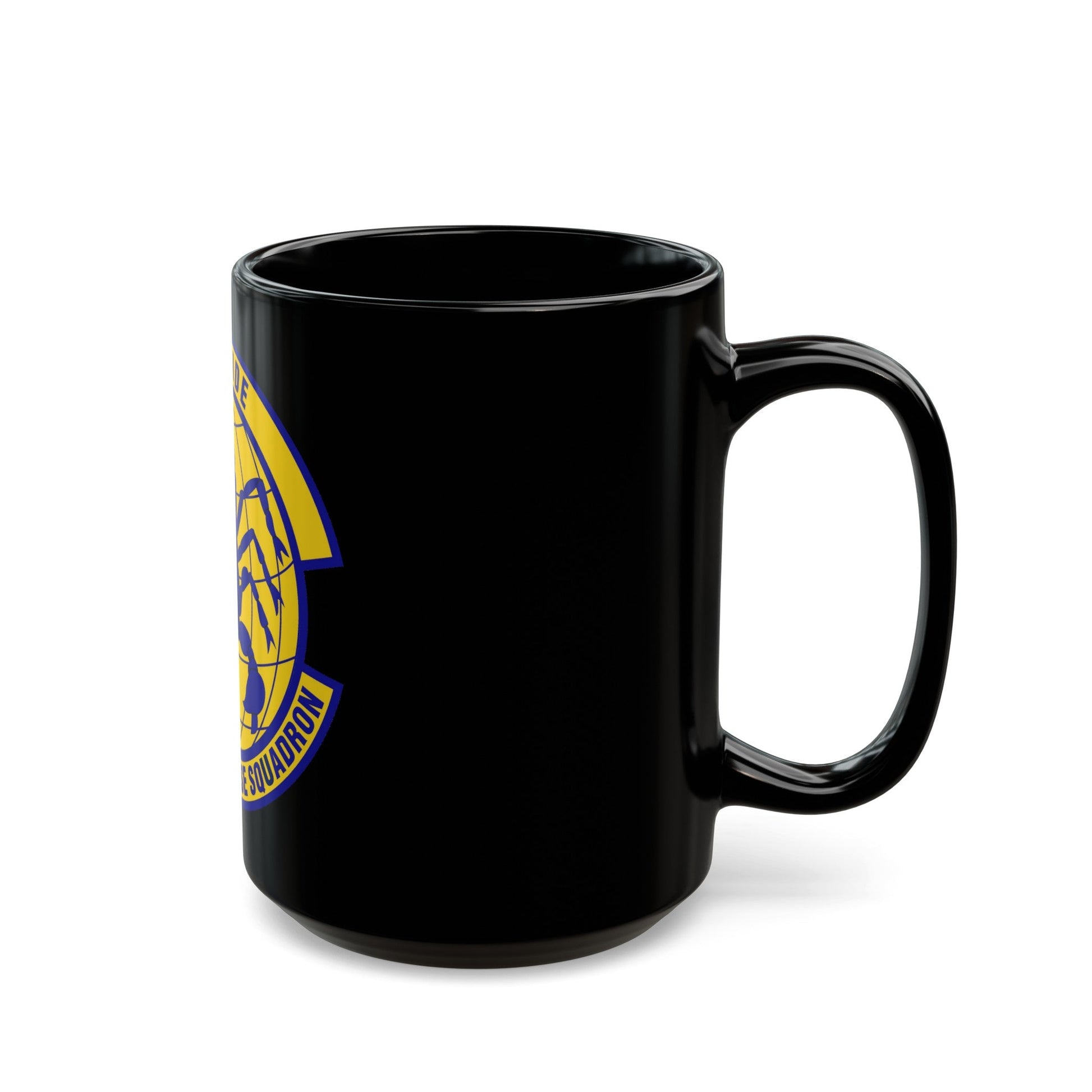 822 Base Defense Squadron ACC (U.S. Air Force) Black Coffee Mug-The Sticker Space