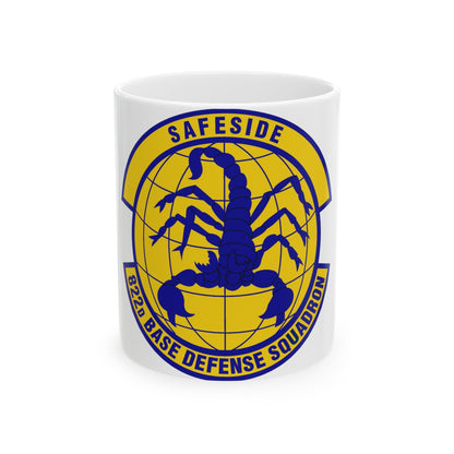 822 Base Defense Squadron ACC (U.S. Air Force) White Coffee Mug-11oz-The Sticker Space