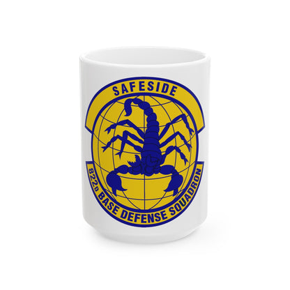 822 Base Defense Squadron ACC (U.S. Air Force) White Coffee Mug-15oz-The Sticker Space