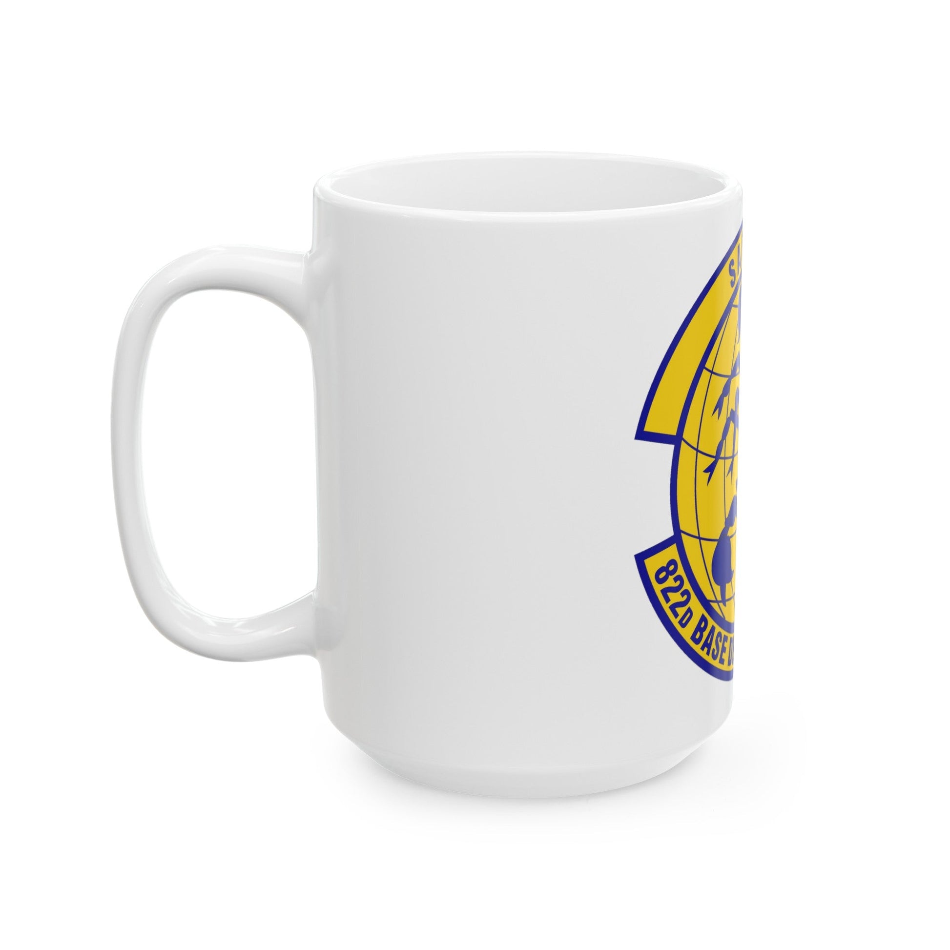 822 Base Defense Squadron ACC (U.S. Air Force) White Coffee Mug-The Sticker Space