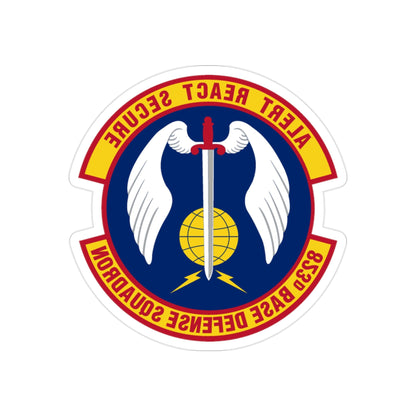 823 Base Defense Squadron ACC (U.S. Air Force) REVERSE PRINT Transparent STICKER-2 Inch-The Sticker Space