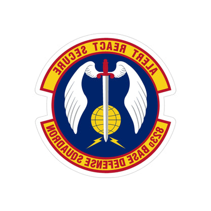 823 Base Defense Squadron ACC (U.S. Air Force) REVERSE PRINT Transparent STICKER-3 Inch-The Sticker Space