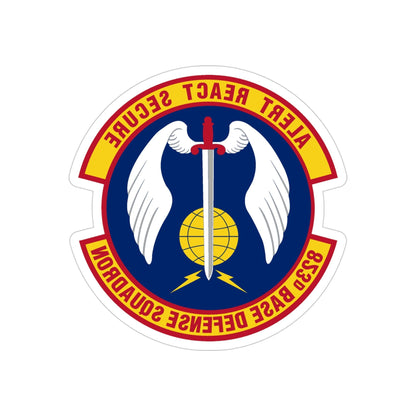 823 Base Defense Squadron ACC (U.S. Air Force) REVERSE PRINT Transparent STICKER-4 Inch-The Sticker Space