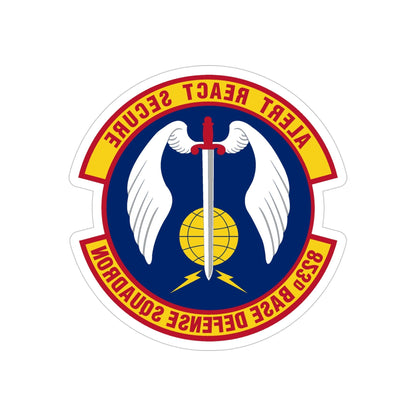 823 Base Defense Squadron ACC (U.S. Air Force) REVERSE PRINT Transparent STICKER-5 Inch-The Sticker Space