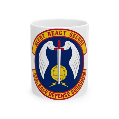 823 Base Defense Squadron ACC (U.S. Air Force) White Coffee Mug-11oz-The Sticker Space