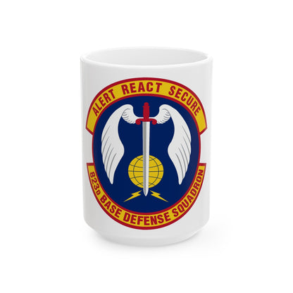 823 Base Defense Squadron ACC (U.S. Air Force) White Coffee Mug-15oz-The Sticker Space