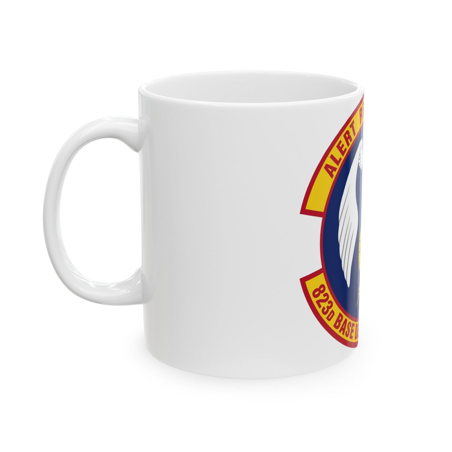 823 Base Defense Squadron ACC (U.S. Air Force) White Coffee Mug-The Sticker Space