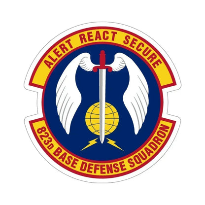 823 Base Defense Squadron ACC (U.S. Air Force) STICKER Vinyl Die-Cut Decal 5 Inch - The Sticker Space