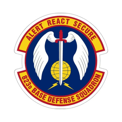 823 Base Defense Squadron ACC (U.S. Air Force) STICKER Vinyl Kiss-Cut Decal 2 Inch White - The Sticker Space