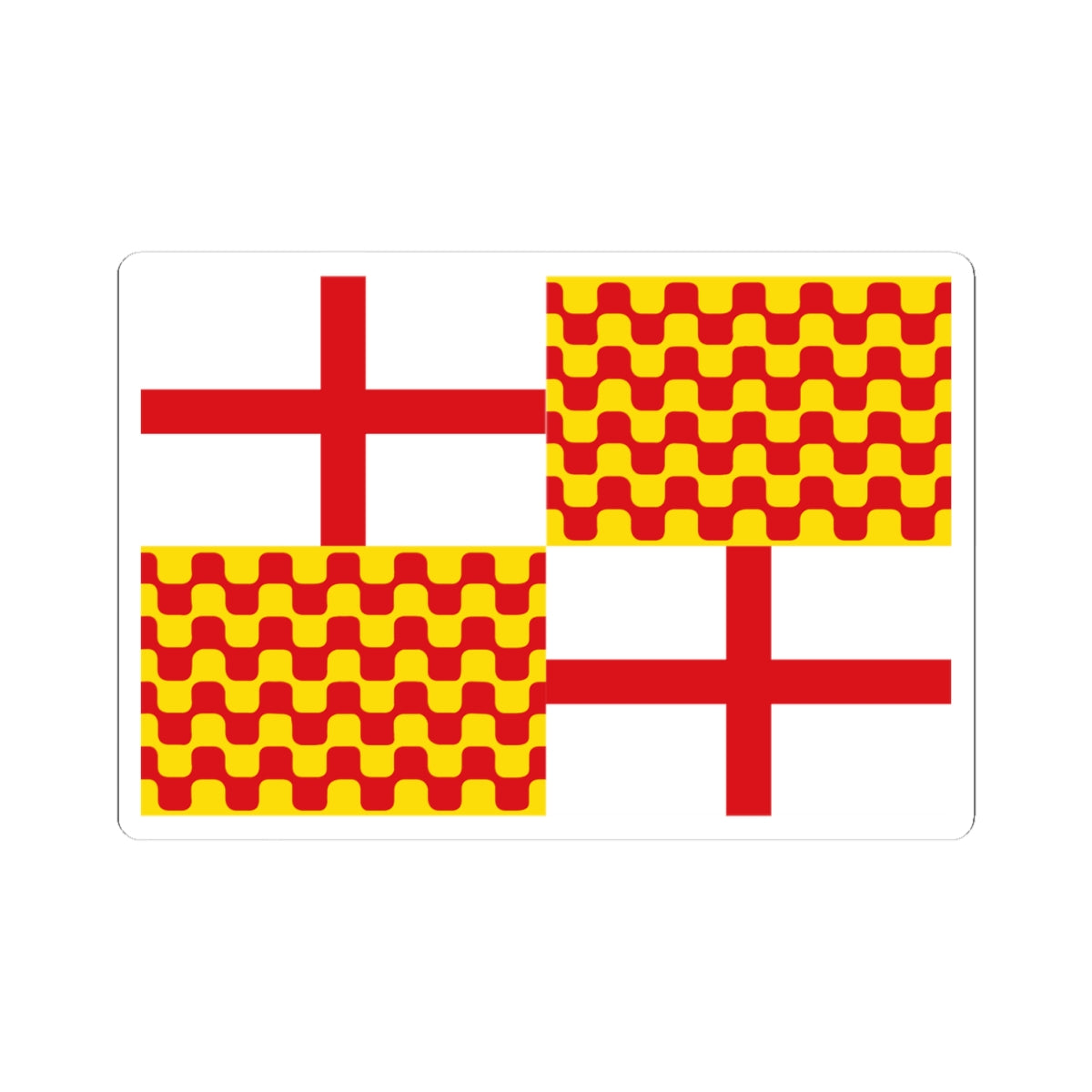 Flag of Tabarnia (Spain) STICKER Vinyl Kiss-Cut Decal