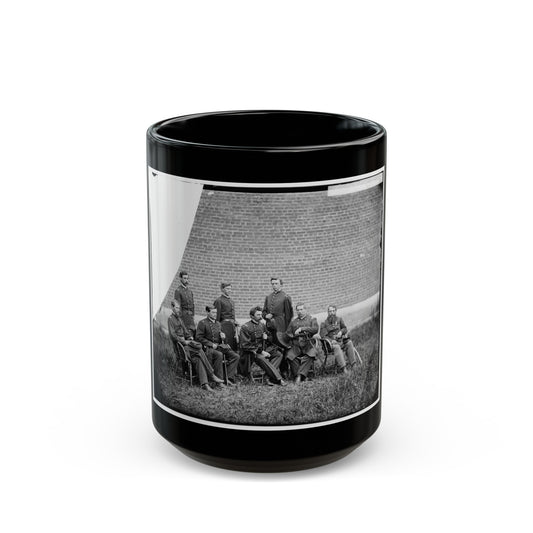 Washington, D.C. Gen. John F. Hartranft And Staff, Responsible For Securing The Conspirators At The Arsenal (U.S. Civil War) Black Coffee Mug