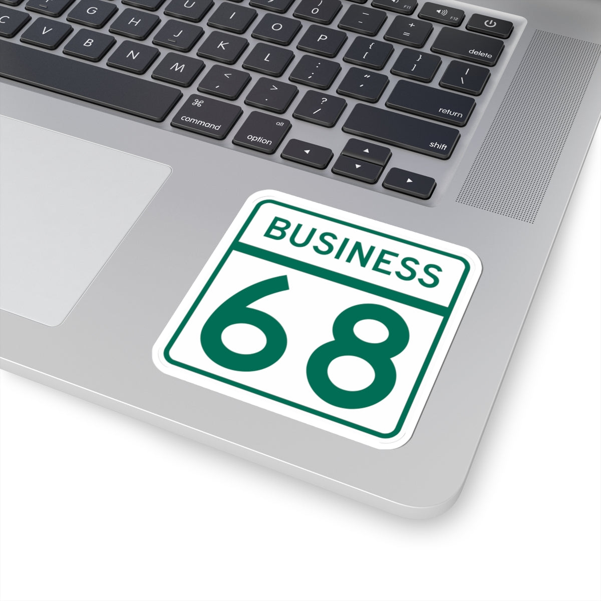 MD Route 68 Business (Maryland) (Road Sign) STICKER Vinyl Kiss-Cut Decal