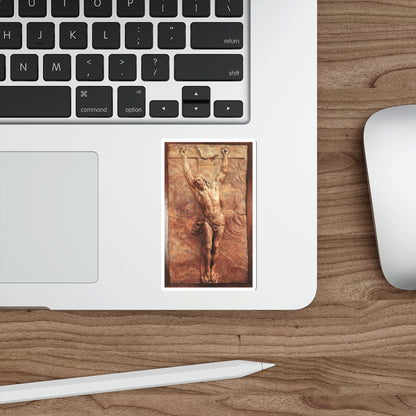 PUGET, Pierre -sculptures- Christ Dying on the Cross (Artwork) STICKER Vinyl Die-Cut Decal