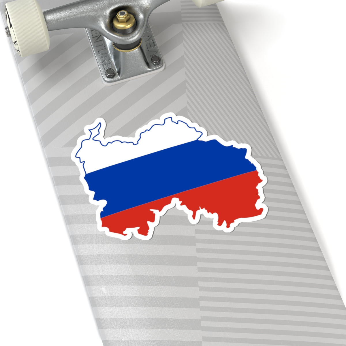 Flag-map of South Ossetia-Russia (Russia) STICKER Vinyl Kiss-Cut Decal