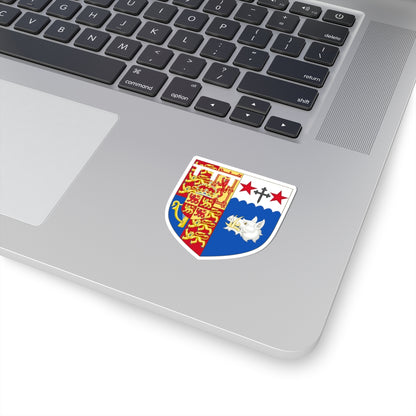 Arms of Camilla Duchess of Cornwall (United Kingdom) (Coat of Arms) STICKER Vinyl Kiss-Cut Decal