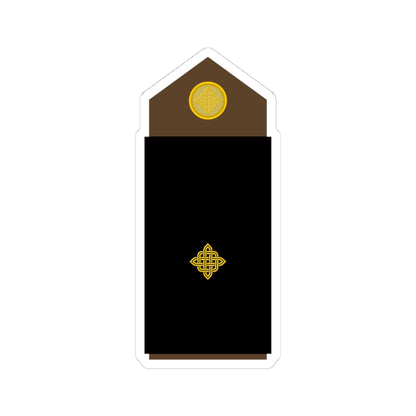 Army HRV OR 02 (Croatia) (Military Rank) STICKER Vinyl Kiss-Cut Decal