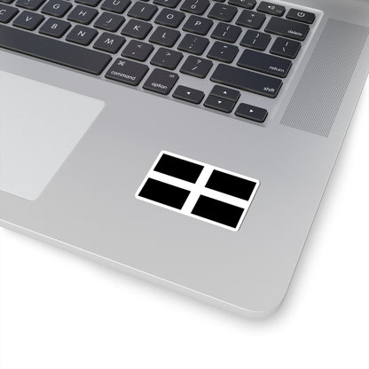 Flag of Cornwall (England) STICKER Vinyl Kiss-Cut Decal