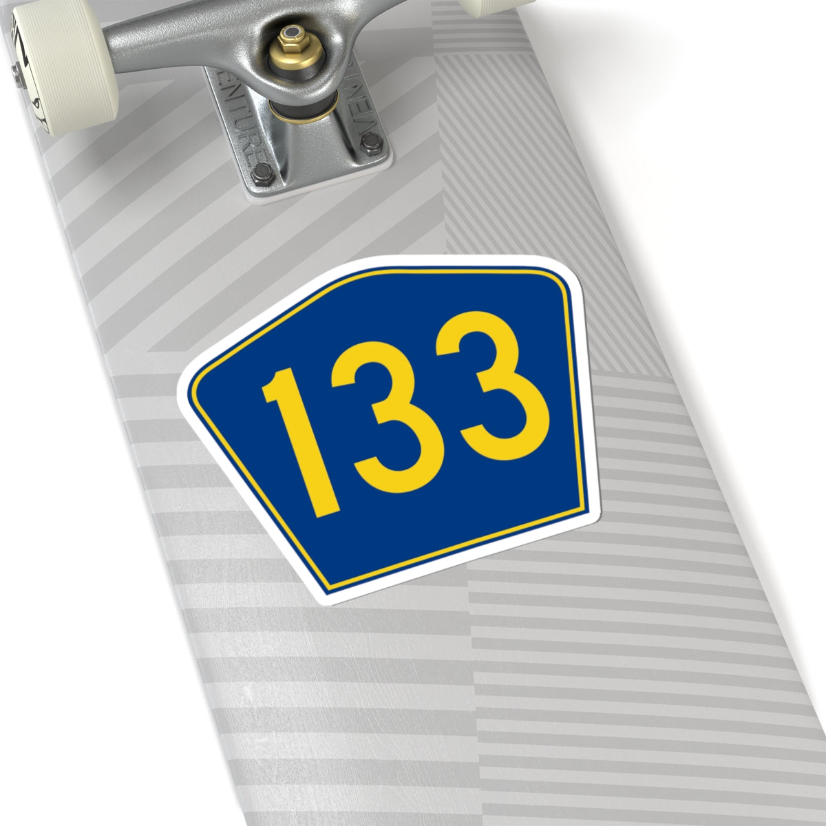 PR secondary 133 (Puerto Rico) (Road Sign) STICKER Vinyl Kiss-Cut Decal