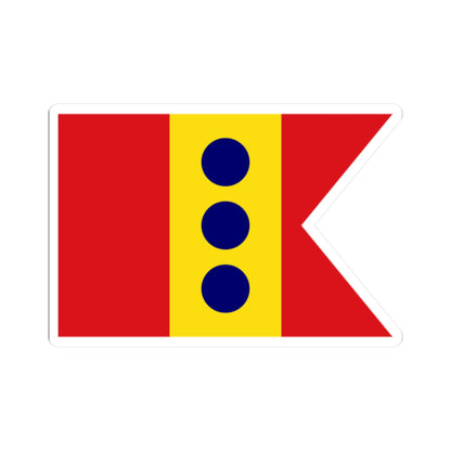 Flag of Lieutenant General Spain 1923-1931 1938-1977 (Spain) STICKER Vinyl Kiss-Cut Decal