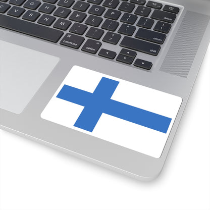 Flag of Finland 1918 (Finland) STICKER Vinyl Kiss-Cut Decal