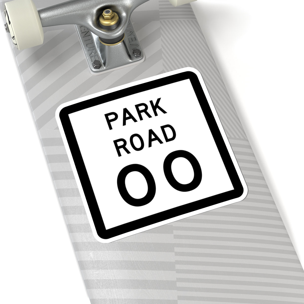Texas Park Road 00 template (Texas) (Road Sign) STICKER Vinyl Kiss-Cut Decal