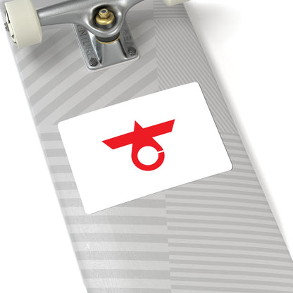 Flag of Ōsakasayama Osaka (Japan) STICKER Vinyl Kiss-Cut Decal