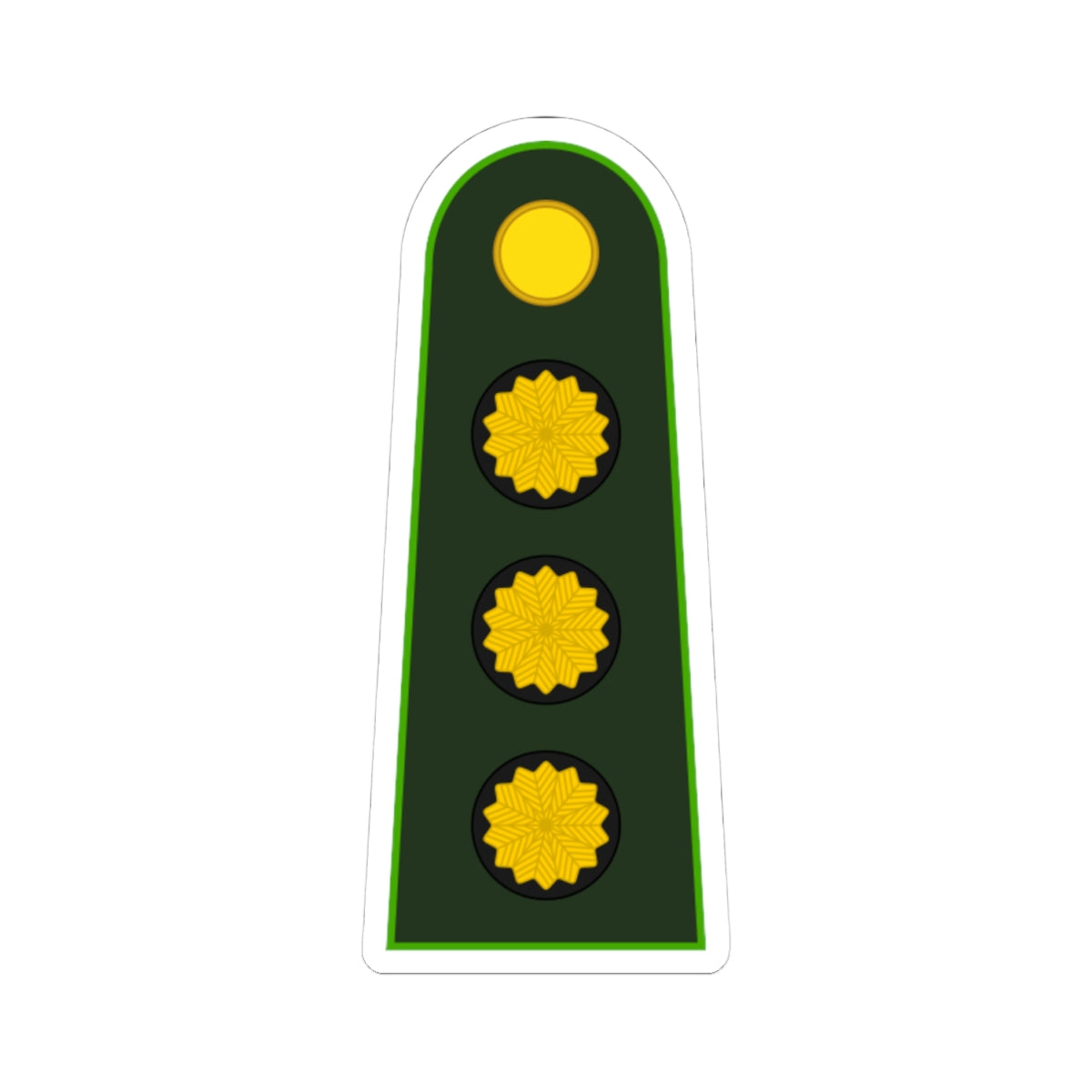 Argentina Army OF 5 (Argentina) (Military Rank) STICKER Vinyl Kiss-Cut Decal