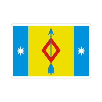 Flag of Mamontovskoe Moscow oblast (Russia) STICKER Vinyl Kiss-Cut Decal