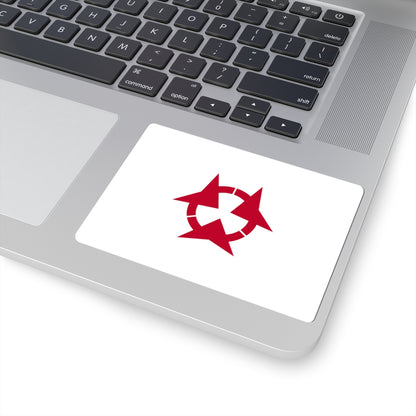 Flag of Oita Prefecture (Japan) STICKER Vinyl Kiss-Cut Decal