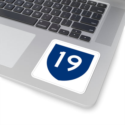 PR primary 19 (Puerto Rico) (Road Sign) STICKER Vinyl Kiss-Cut Decal