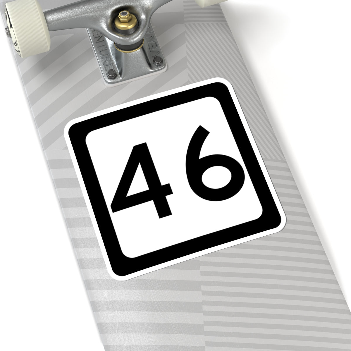 WV-46 (Virginia) (Road Sign) STICKER Vinyl Kiss-Cut Decal