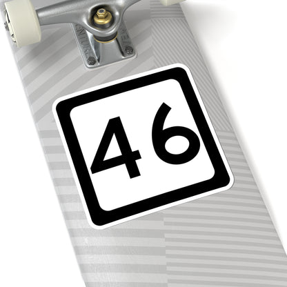 WV-46 (Virginia) (Road Sign) STICKER Vinyl Kiss-Cut Decal