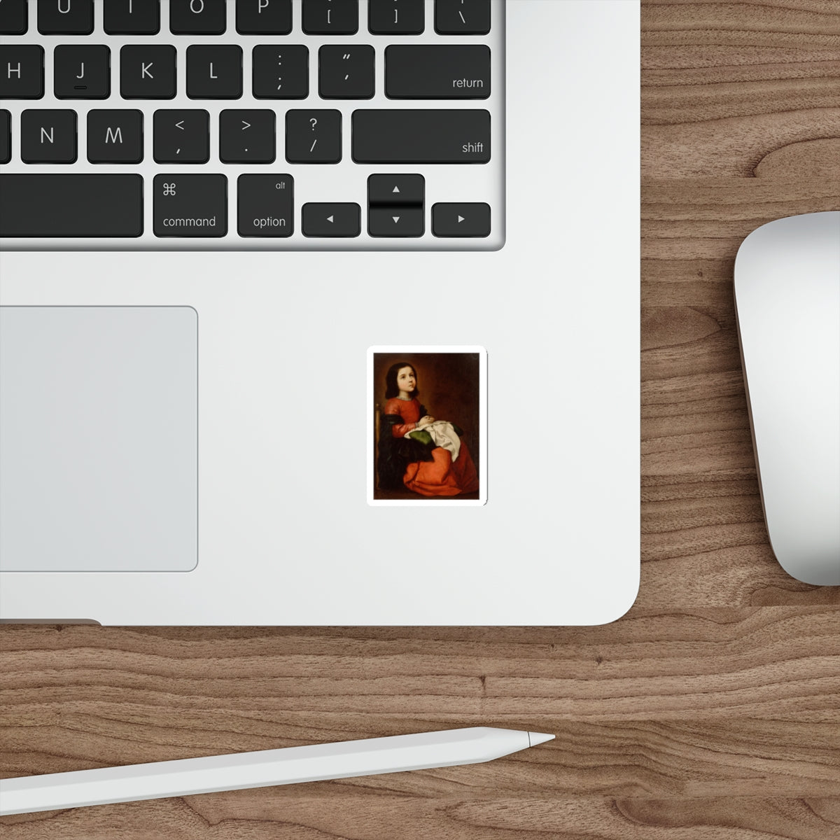 ZURBARAN, Francisco de -  The Childhood of the Virgin (Artwork) STICKER Vinyl Die-Cut Decal