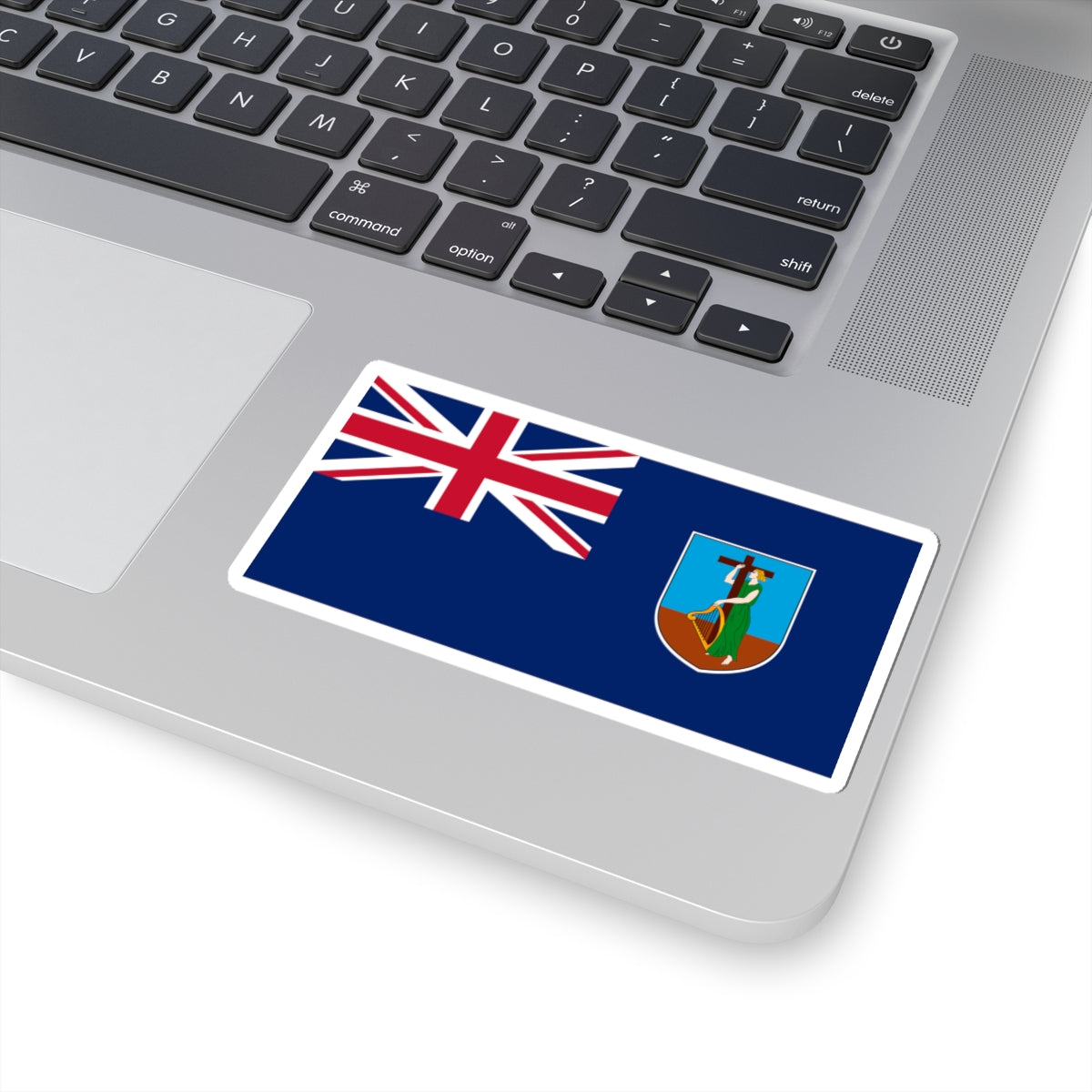 Flag of Montserrat (United Kingdom) STICKER Vinyl Kiss-Cut Decal