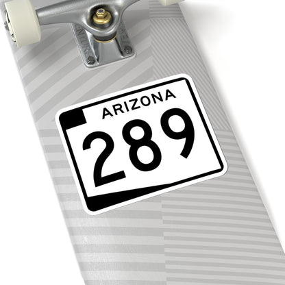 Arizona 289 (Arizona) (Road Sign) STICKER Vinyl Kiss-Cut Decal
