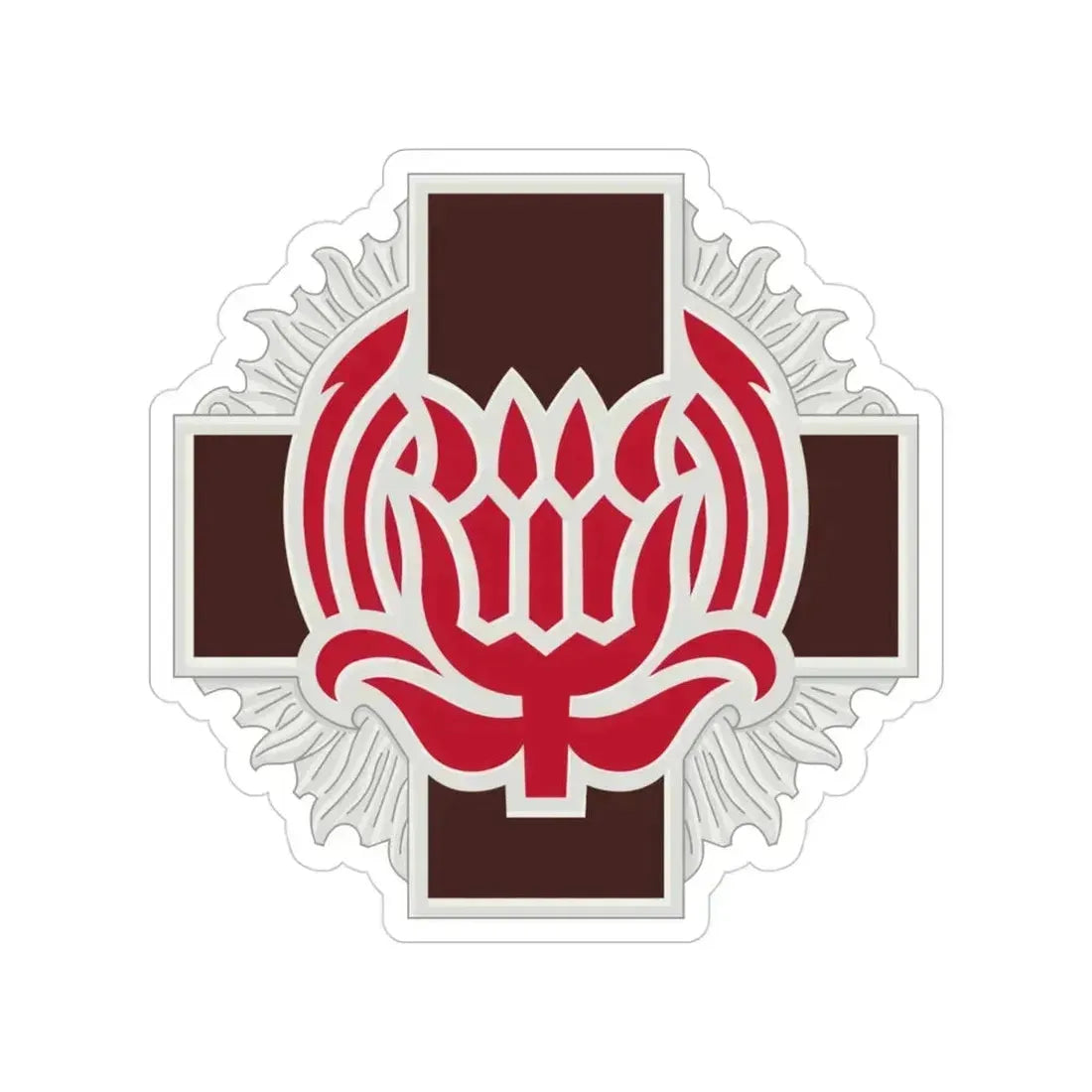 828 Evacuation Hospital (U.S. Army) Transparent STICKER Die-Cut Vinyl Decal 3 Inch - The Sticker Space