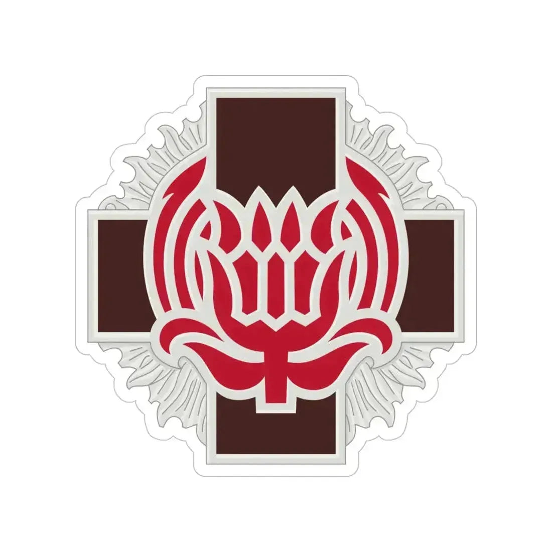 828 Evacuation Hospital (U.S. Army) Transparent STICKER Die-Cut Vinyl Decal 5 Inch - The Sticker Space