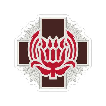 828 Evacuation Hospital (U.S. Army) Transparent STICKER Die-Cut Vinyl Decal 5 Inch - The Sticker Space