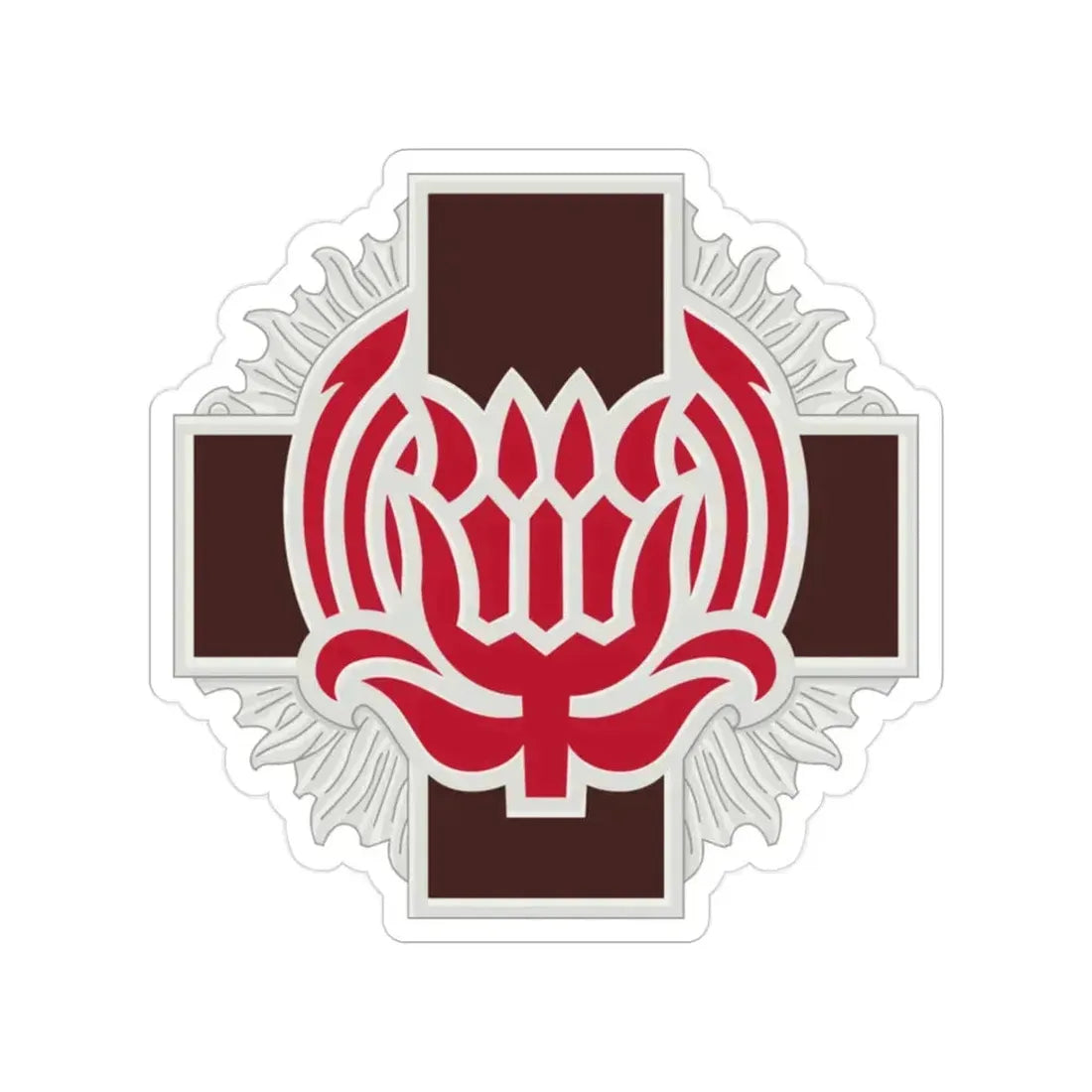 828 Evacuation Hospital (U.S. Army) Transparent STICKER Die-Cut Vinyl Decal - The Sticker Space