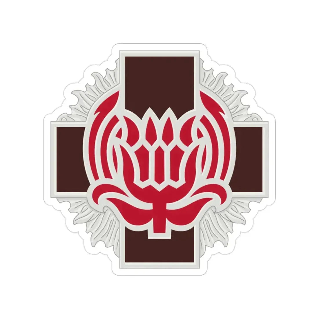 828 Evacuation Hospital (U.S. Army) Transparent STICKER Die-Cut Vinyl Decal - The Sticker Space
