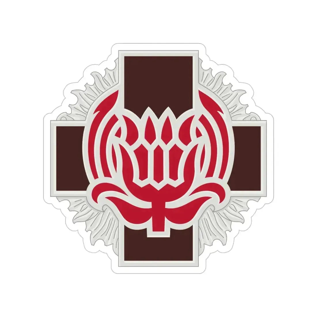 828 Evacuation Hospital (U.S. Army) Transparent STICKER Die-Cut Vinyl Decal - The Sticker Space