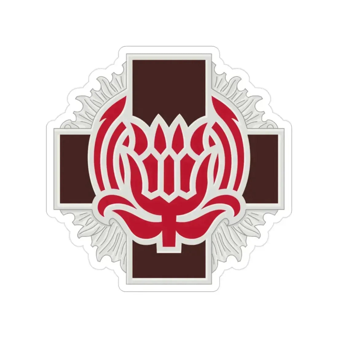 828 Evacuation Hospital (U.S. Army) Transparent STICKER Die-Cut Vinyl Decal - The Sticker Space