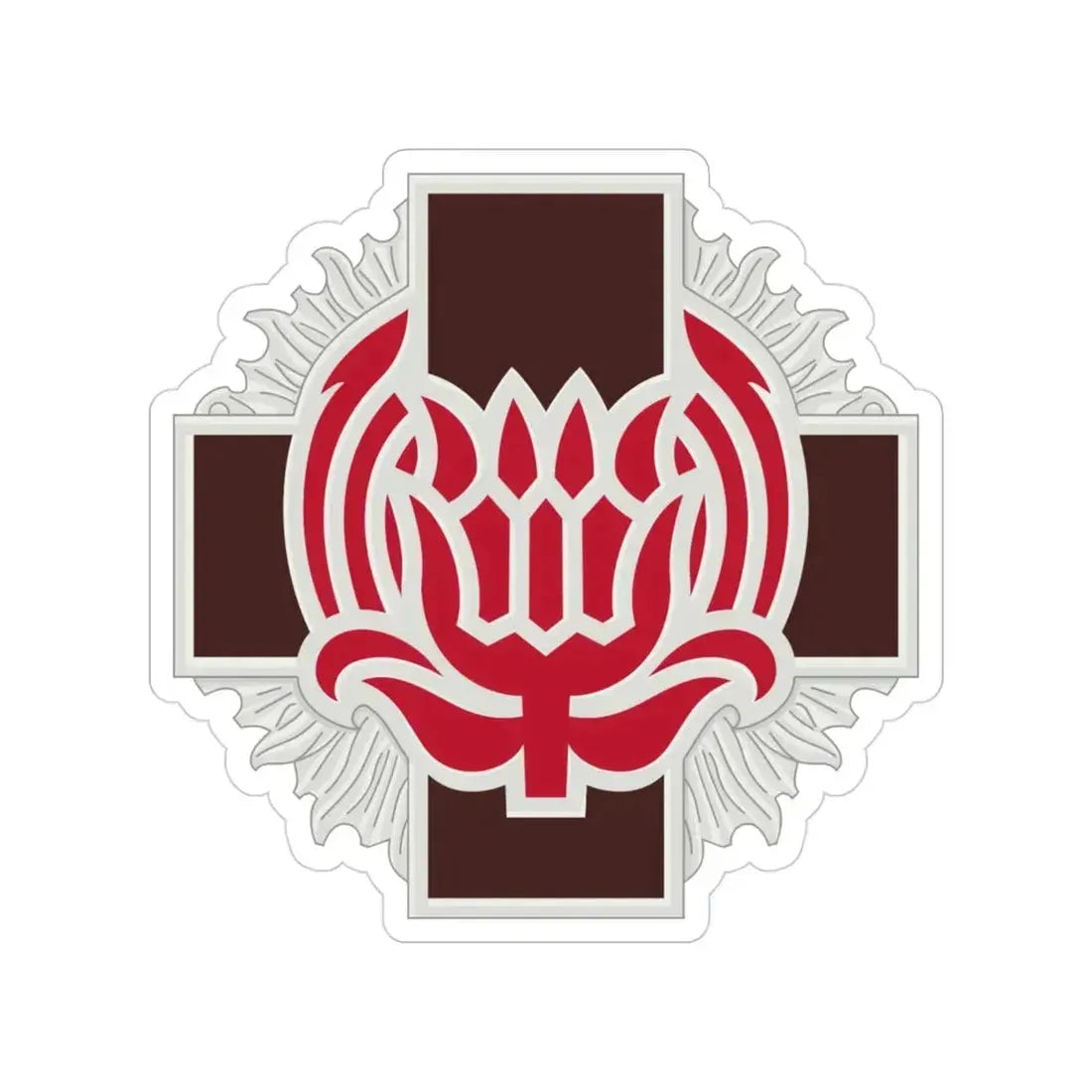 828 Evacuation Hospital (U.S. Army) Transparent STICKER Die-Cut Vinyl Decal - The Sticker Space