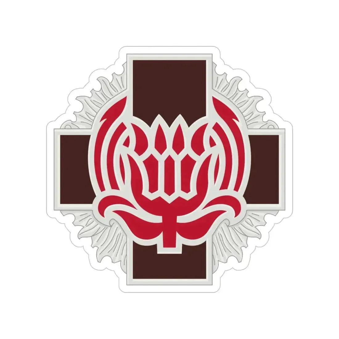 828 Evacuation Hospital (U.S. Army) Transparent STICKER Die-Cut Vinyl Decal - The Sticker Space