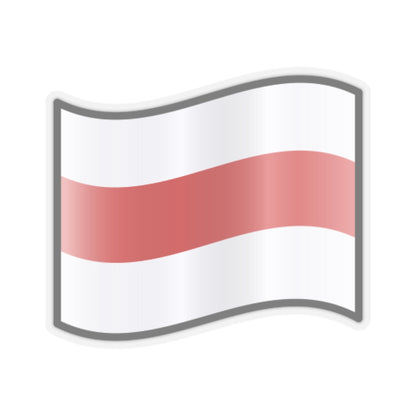 Nuvola Belarus flag 1991 (Belarus) STICKER Vinyl Kiss-Cut Decal