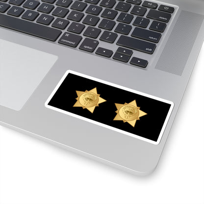 06. KNF CWO (Kuwait) (Military Rank) STICKER Vinyl Kiss-Cut Decal