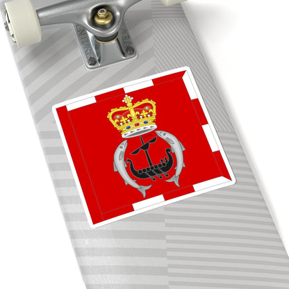 Flag of the Islay Herald Extraordinary (Scotland) STICKER Vinyl Kiss-Cut Decal