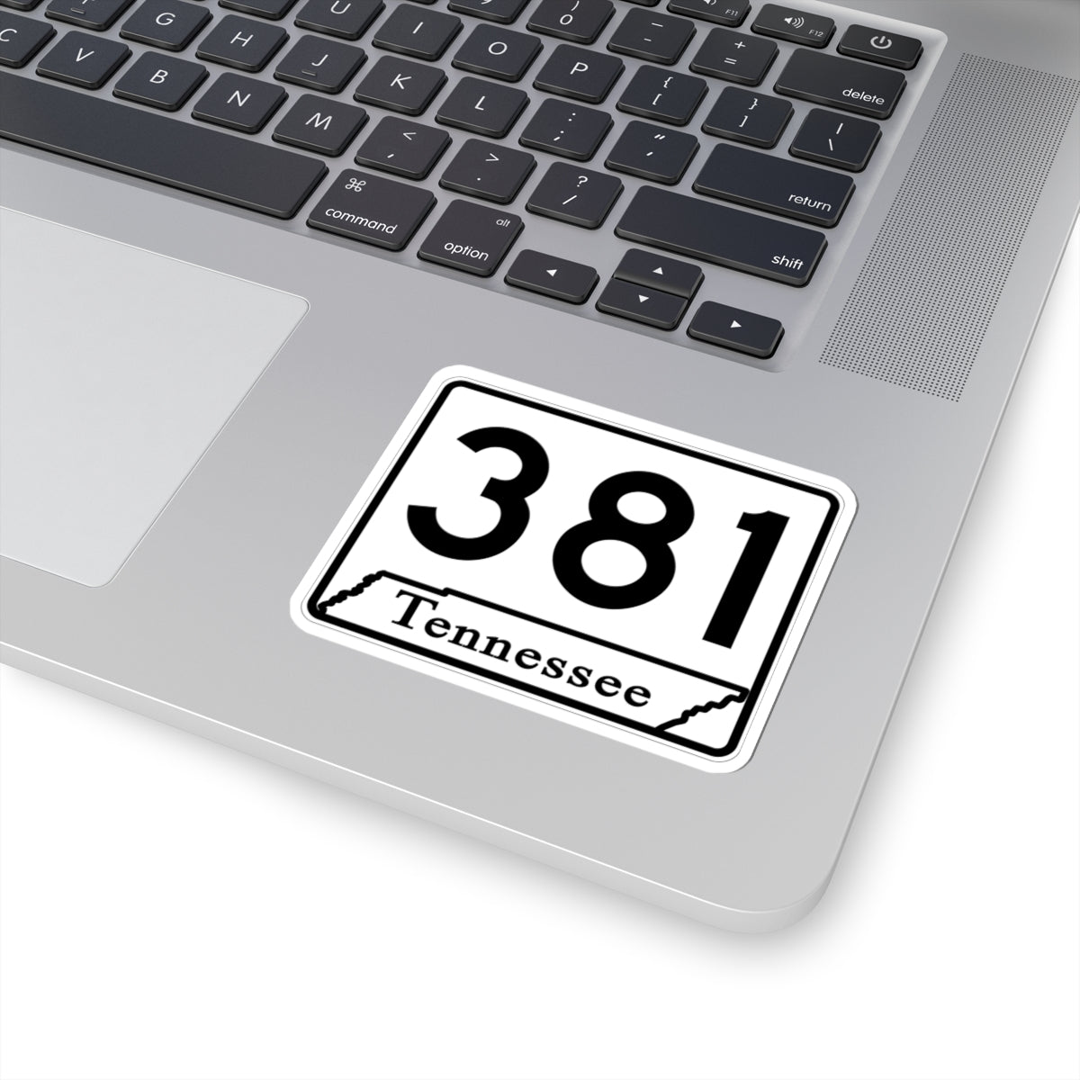 Tennessee 381 (Tennessee) (Road Sign) STICKER Vinyl Kiss-Cut Decal