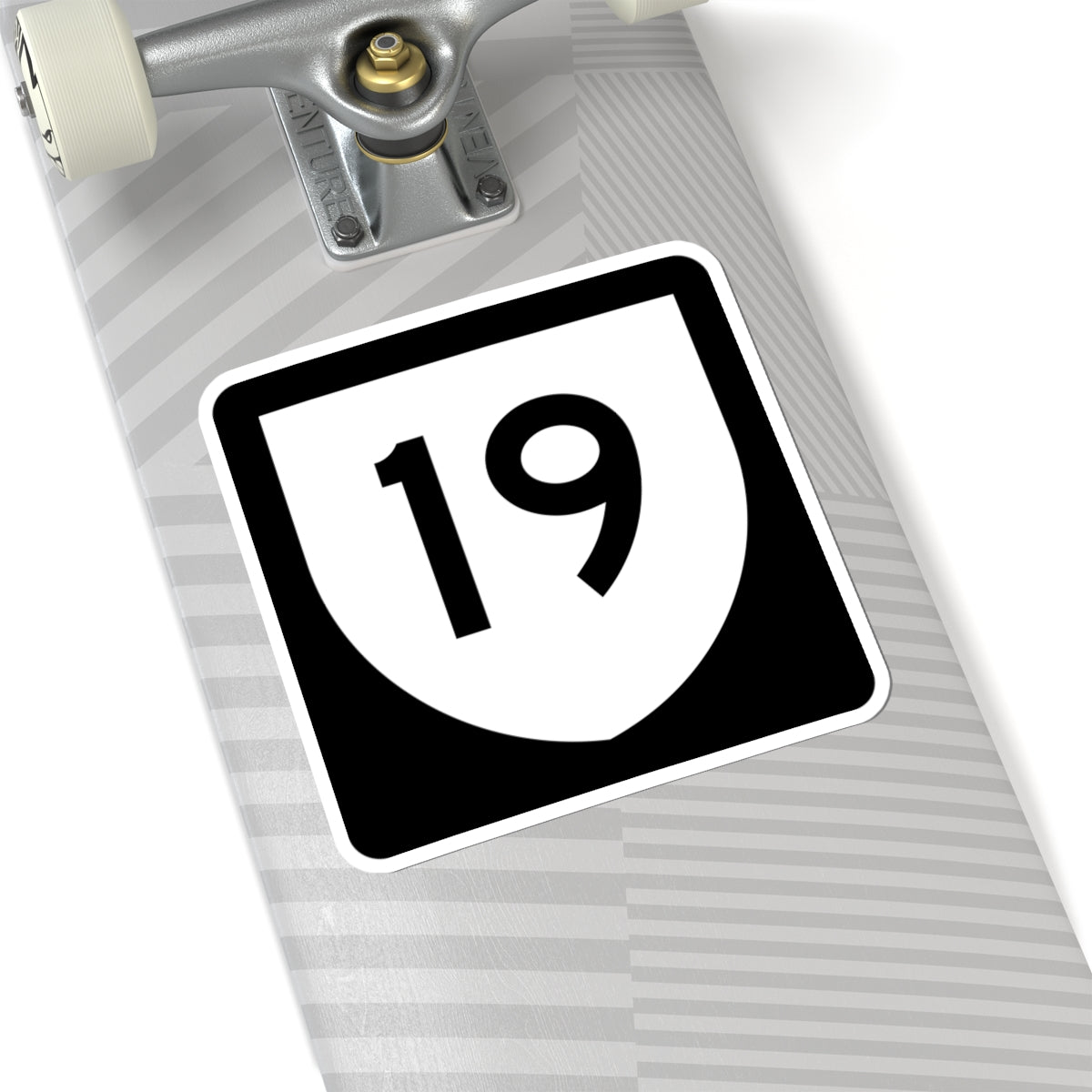 PR urban primary 19 (Puerto Rico) (Road Sign) STICKER Vinyl Kiss-Cut Decal